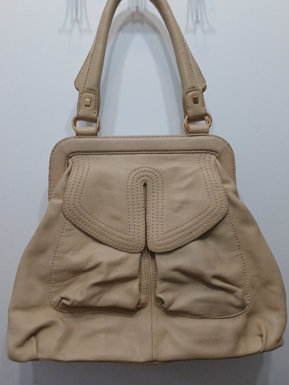 Worthington Retro Leather Satchel